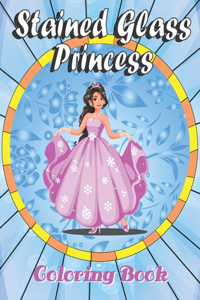 Stained Glass Princess Coloring book