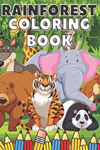 Rainforest Coloring Book