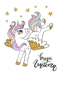 Coloring book unicorn