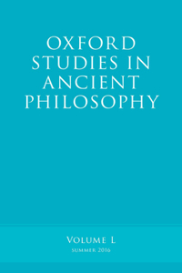 Oxford Studies in Ancient Philosophy, Volume 50