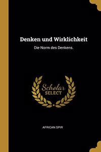 Denken und Wirklichkeit