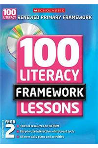 100 New Literacy Framework Lessons for Year 2 with CD-Rom