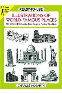 Ready-to-Use Illustrations of World-Famous Places