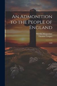 Admonition to the People of England