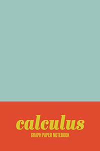 Calculus Graph Paper Notebook