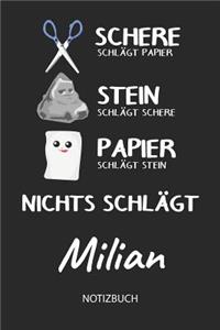 Nichts schlägt - Milian - Notizbuch