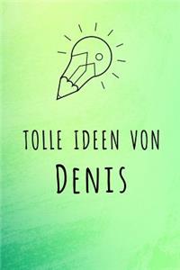 Tolle Ideen von Denis: Kariertes Notizbuch mit 5x5 Karomuster für deinen Vornamen