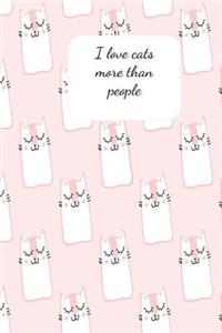 I Love Cats More Than People