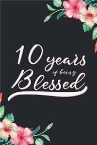 Blessed 10th Birthday Journal