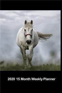 Plan On It 2020 Weekly Calendar Planner - White Horse On The Move