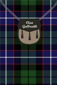 Clan Galbraith Tartan Journal/Notebook