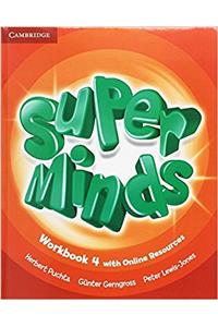 Super Minds Level 4 Workbook Pack with Grammar Booklet
