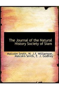 The Journal of the Natural History Society of Siam