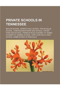 Private Schools in Tennessee