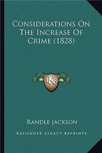 Considerations on the Increase of Crime (1828)