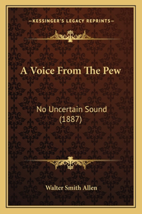 Voice From The Pew