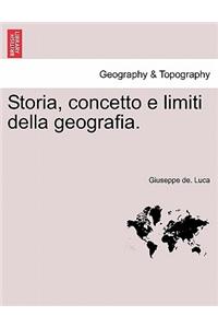 Storia, Concetto E Limiti Della Geografia.