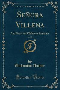 SeÃ±ora Villena, Vol. 2 of 1: And Gray: An Oldhaven Romance (Classic Reprint)
