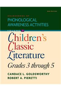 Sourcebook of Phonological Awareness Activities, Volume III