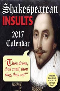 Shakespearean Insults 2017 Calendar