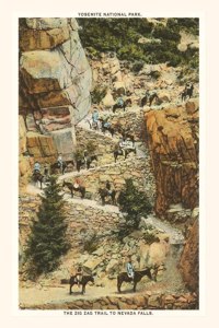 Vintage Journal Trail to Nevada Falls, Yosemite, California