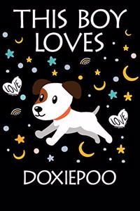 This Boy Loves Doxiepoo Notebook
