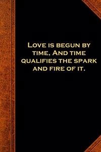 2020 Daily Planner Shakespeare Quote Love Time Spark Fire 388 Pages