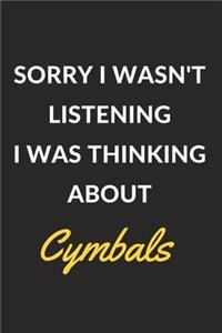 Sorry I Wasn't Listening I Was Thinking About Cymbals