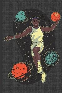 Composition Notebook - Space Basketball