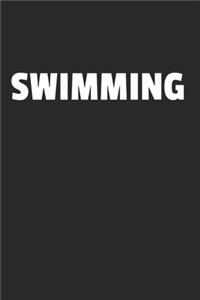 Schwimmen Schwimmer Notizbuch
