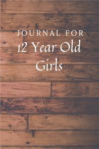 Journal For 12 Year Old Girls