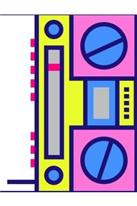 Boombox Radio Notebook