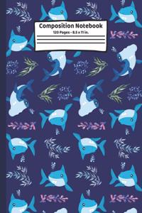 Sharks Composition Notebook