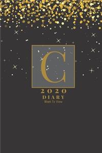 Personalised 2020 Diary Week To View Planner
