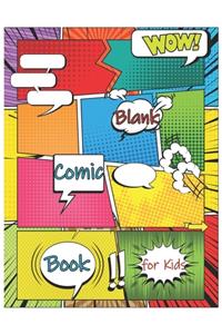 Blank Comic Book for Kids