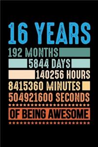 16 Years Of Being Awesome