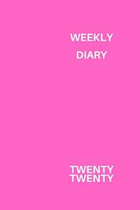 Weekly Diary Twenty Twenty