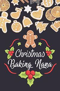 Notizbuch Weihnachten: Skizzenbuch für Rezepte und Backideen von Kuchen, Plätzchen und Keksen zu Weihnachten I Geschenk für Hobbybäcker und Bäckermeister