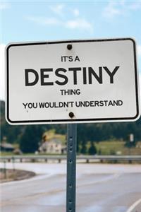 It's a Destiny Thing You Wouldn't Understand