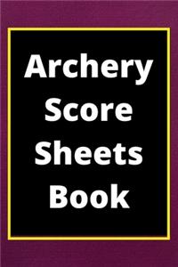 Archery Score Sheets Book
