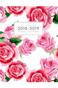16 Month Weekly Planner 2018-2019
