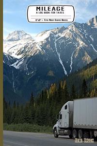 Mileage a Log Book for Taxes 6 X 9 Fits Most Glove Boxes Semi Truck