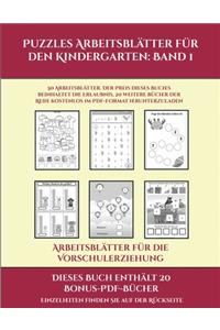 Arbeitsblätter für die Vorschulerziehung (Puzzles Arbeitsblätter für den Kindergarten