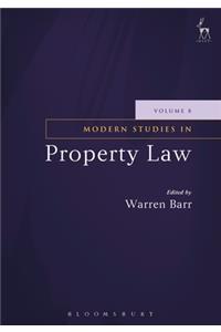 Modern Studies in Property Law - Volume 8