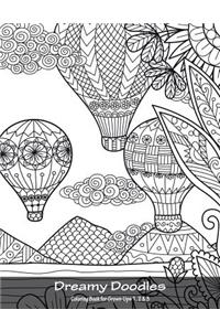 Dreamy Doodles Coloring Book for Grown-Ups 1, 2 & 3