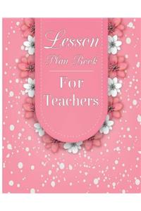 Lesson Plan Book For Teachers