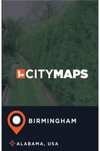 City Maps Birmingham Alabama, USA