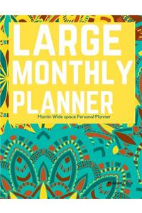 Muntin Large Monthly Planner