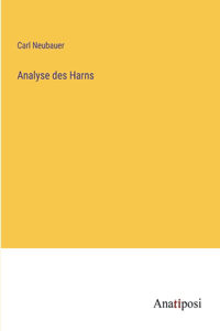 Analyse des Harns