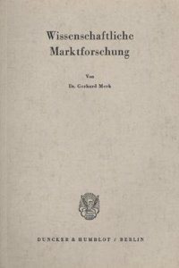 Wissenschaftliche Marktforschung